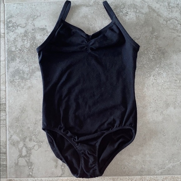 More Than Magic Girls Dance Cami Black Leotard - Picture 4 of 6